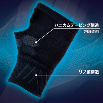 ソロテックス(R)使用 着圧手首サポーター左右兼用1枚入り