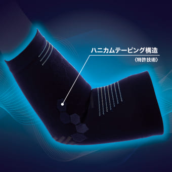 ソロテックス(R)使用 着圧ひじサポーター左右兼用1枚入り