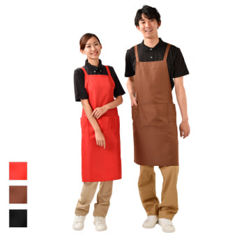 難燃キャンプ＆カフェエプロンタスキ