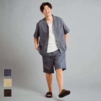 コットンパナマクロスショートパンツ