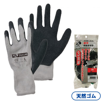 匠の手 10G天然ゴム厚手背抜き手袋 3双組