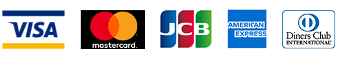 VISA/Master Card/JCB/American Express/Diners Club/NICOS/Cedyna