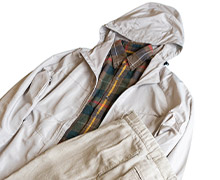 ショートカットしたい服選びの手間「耐久撥水シェルジャケット」