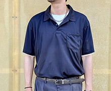 吸汗速乾ハニカム 半袖ポロシャツ